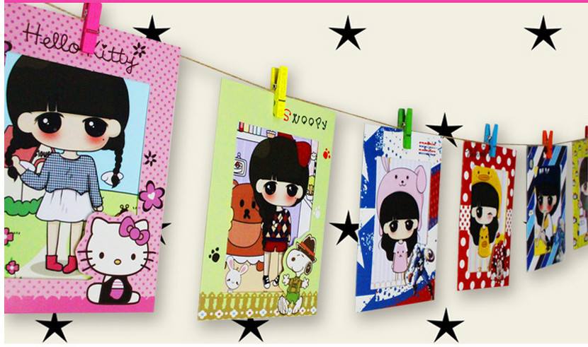 Khung giấy hình thú ngộ nghĩnh size vừa